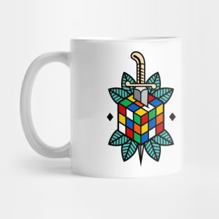 Rubiks Cube Tattoo Mug